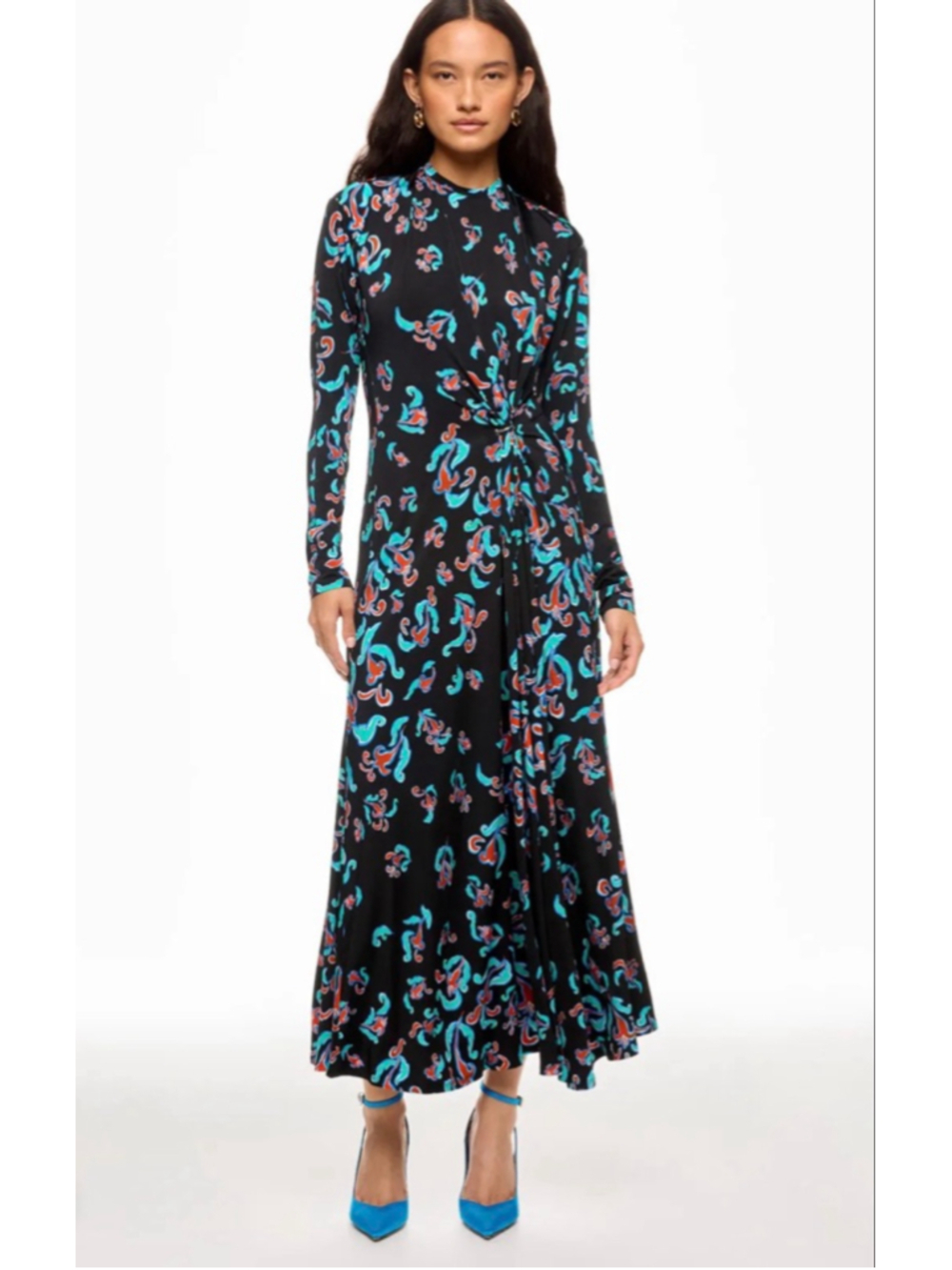 Rabanne Paisley Print Maxi Dress